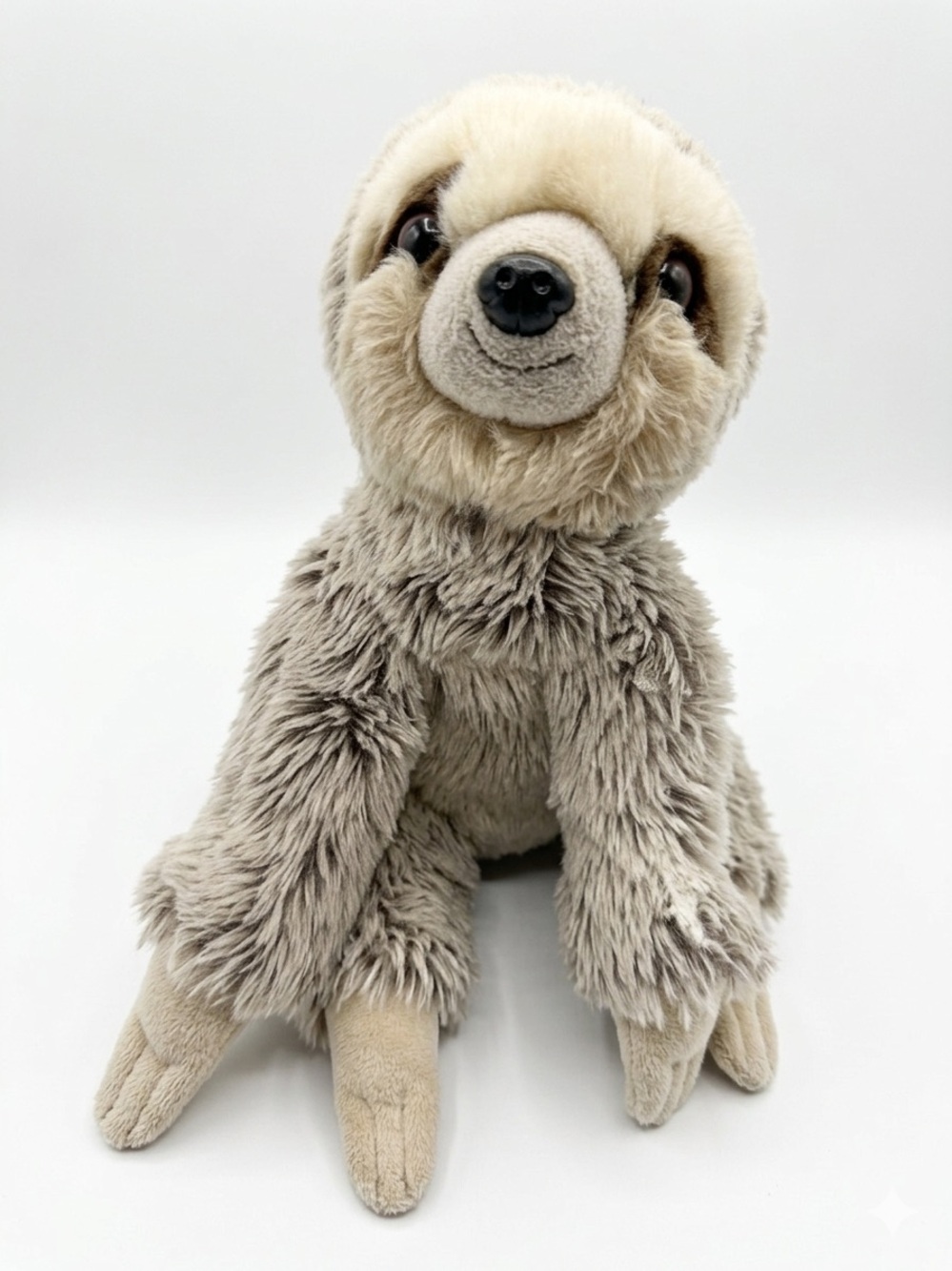 Adventure Planet Sloth Plush Stuffed Animal Realistic Gray Tan Soft Toy 14”